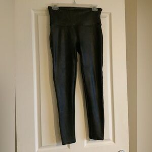 SPANX Shiny Black Leggings